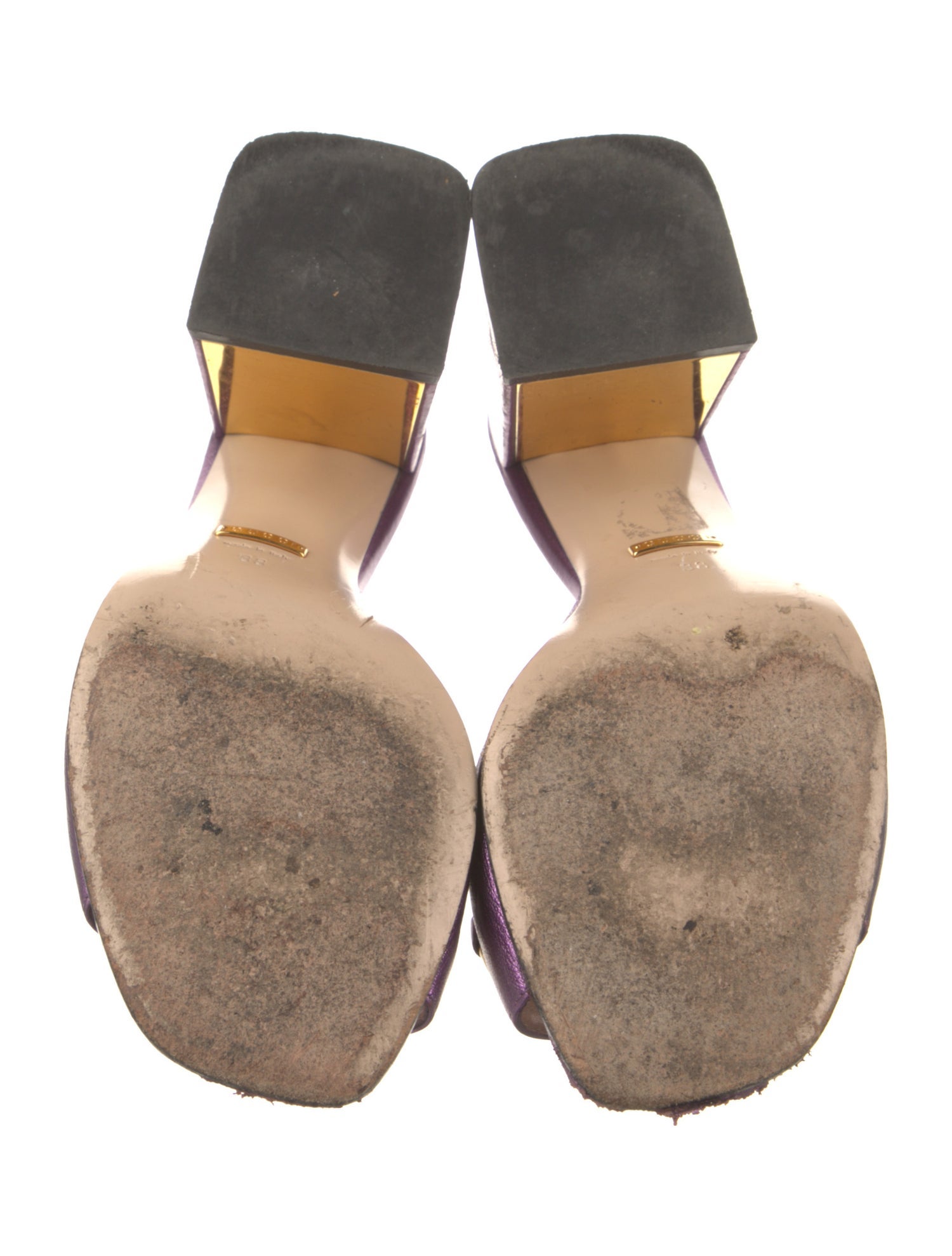 Gucci Horsebit Accent Leather Slides